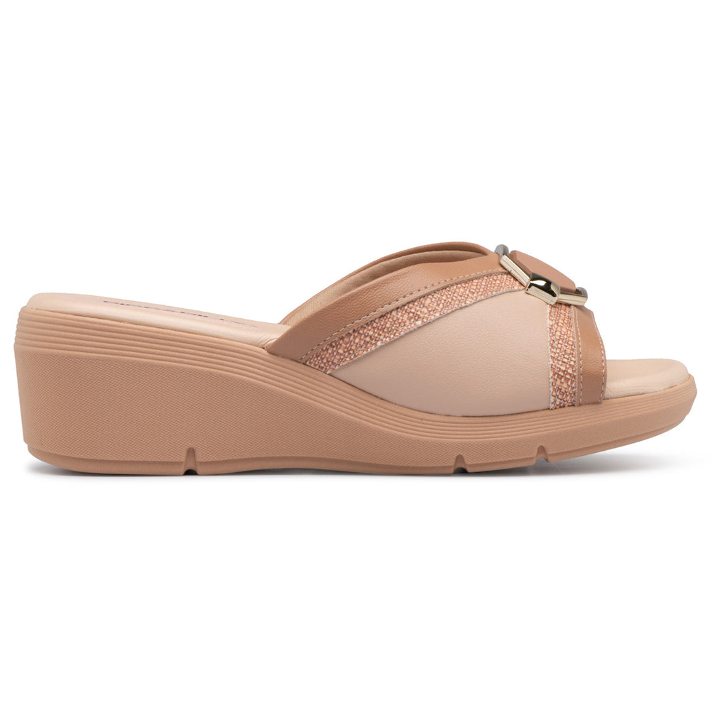 Sandalia Mujer Anabela Cecilia Rosado 547 Piccadilly