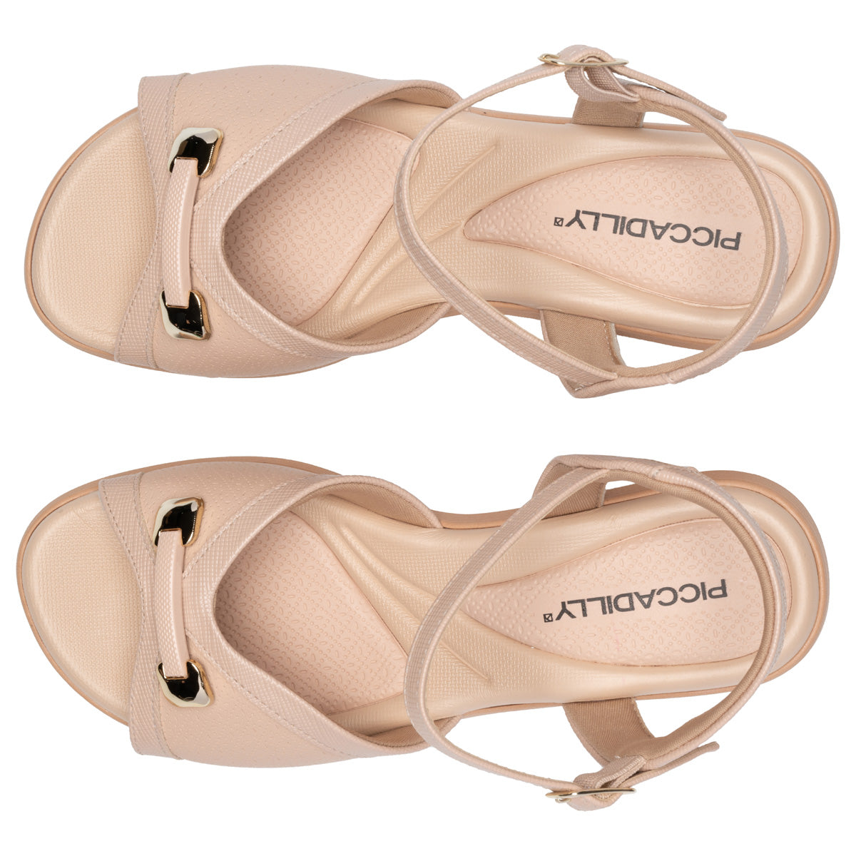 Sandalia Mujer Anabela Cecilia Rosado 499 Piccadilly