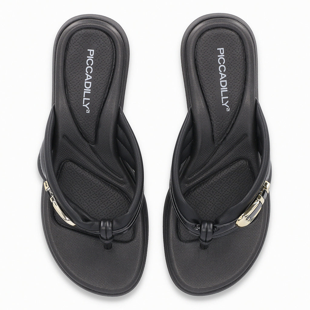 Sandalia Mujer  Negro Cecilia 328  Piccadilly