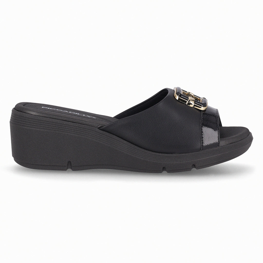 Sandalia Mujer Negro Cecilia 331 Piccadilly