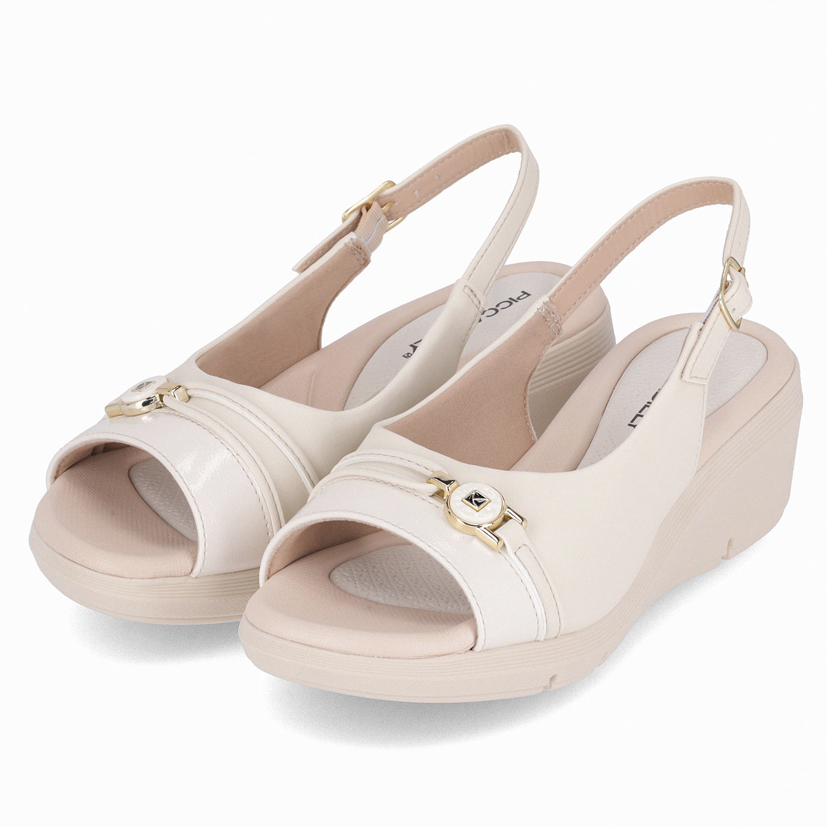 Sandalia Mujer Crema Cecilia 339 Piccadilly