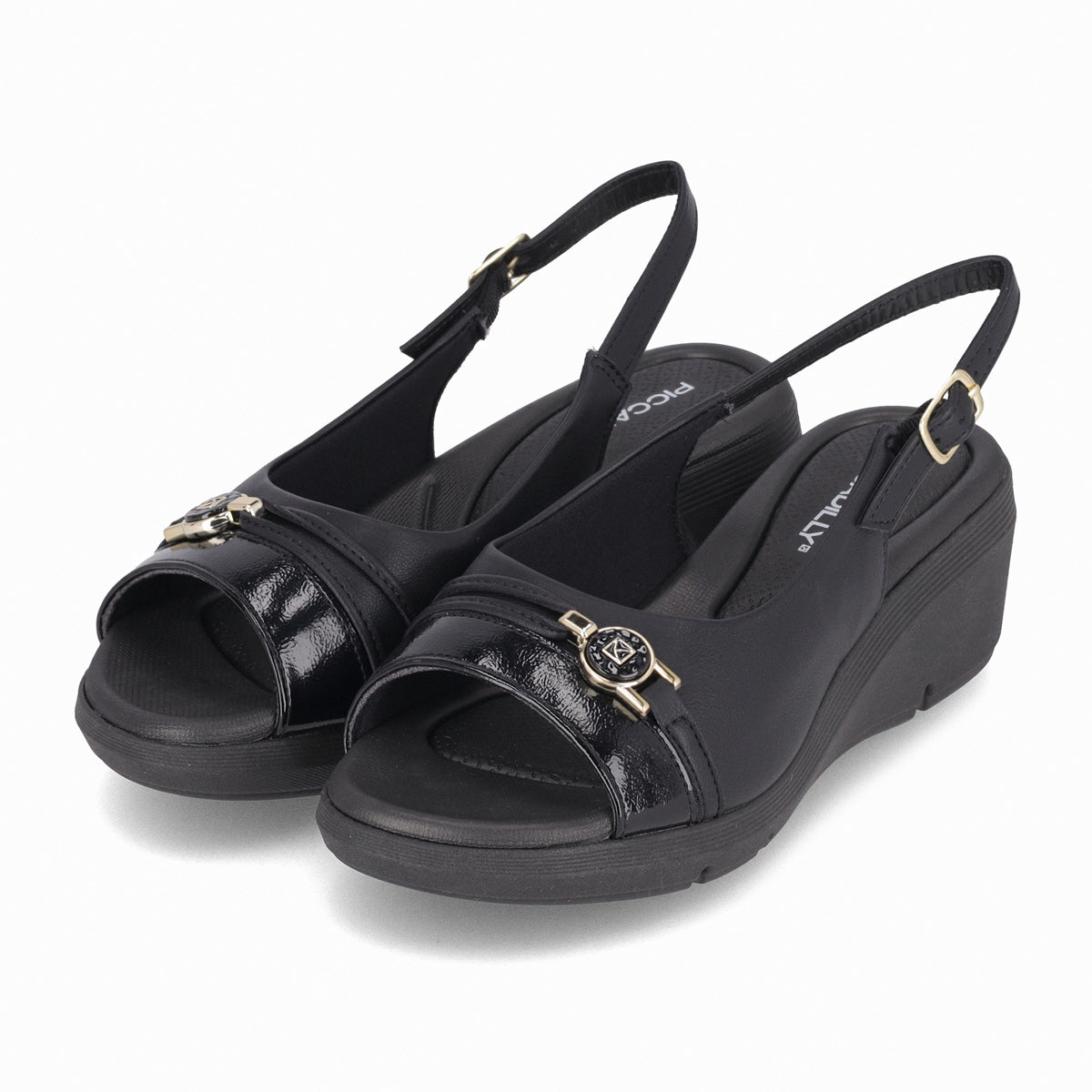 Sandalia Mujer Negro Cecilia 339 Piccadilly