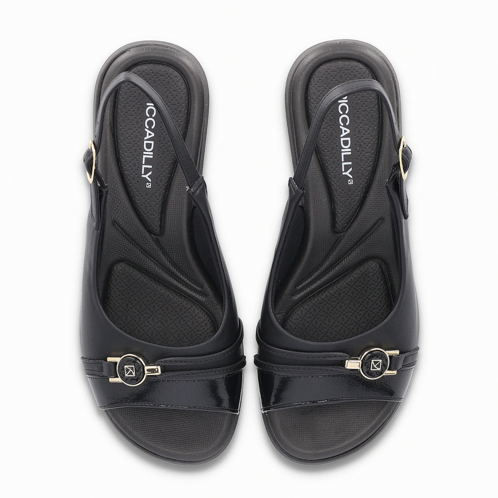 Sandalia Mujer Negro Cecilia 339 Piccadilly