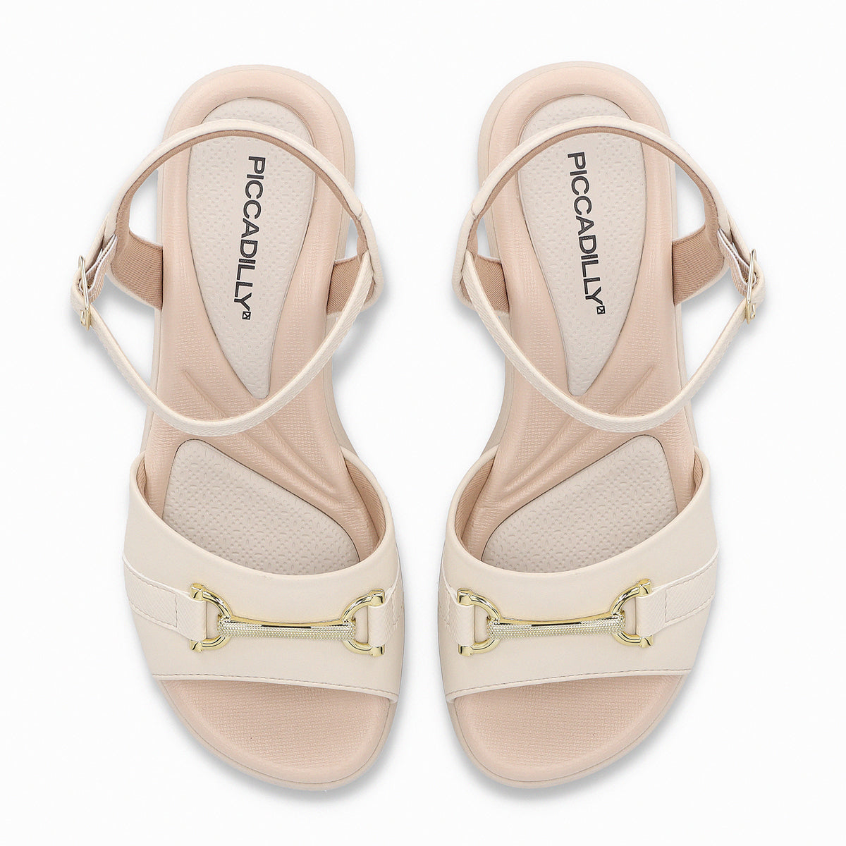 Sandalia Mujer Crema/Dorado Cecilia 372 Piccadilly