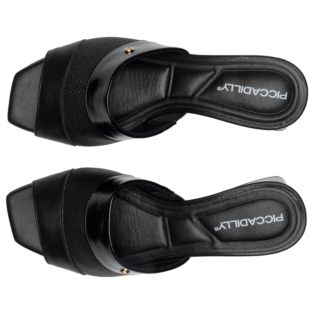 Zueco Mujer Negro Renee Piccadilly