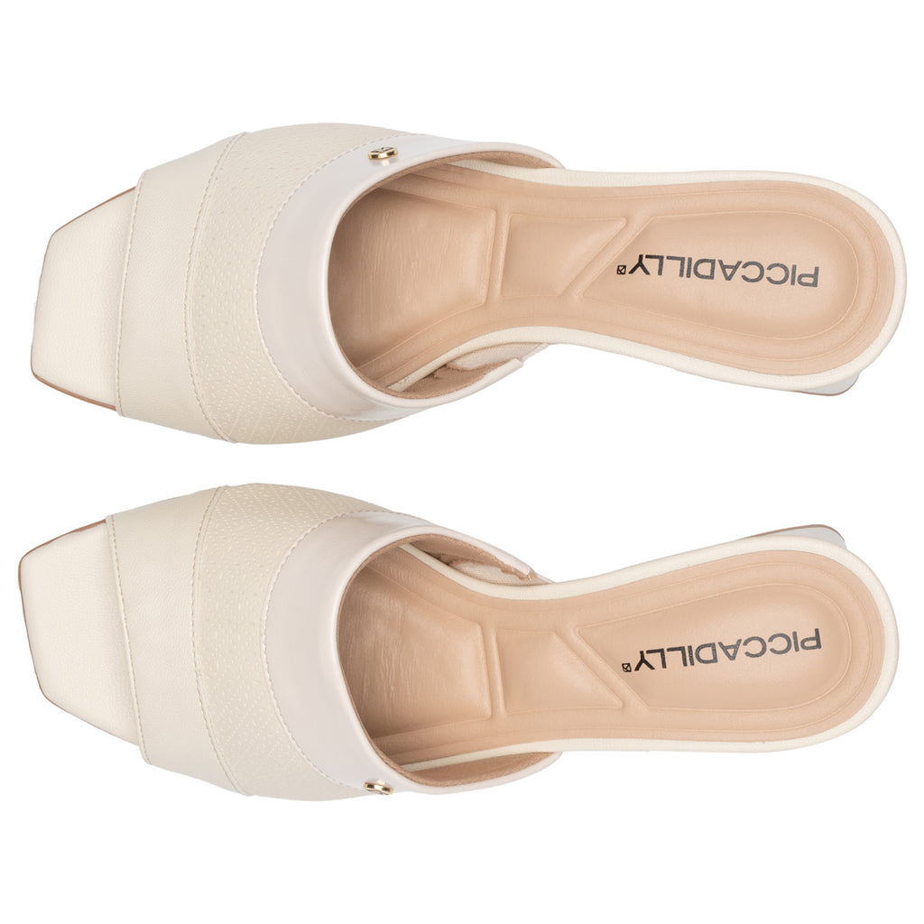 Zueco Mujer Hueso Renee Piccadilly