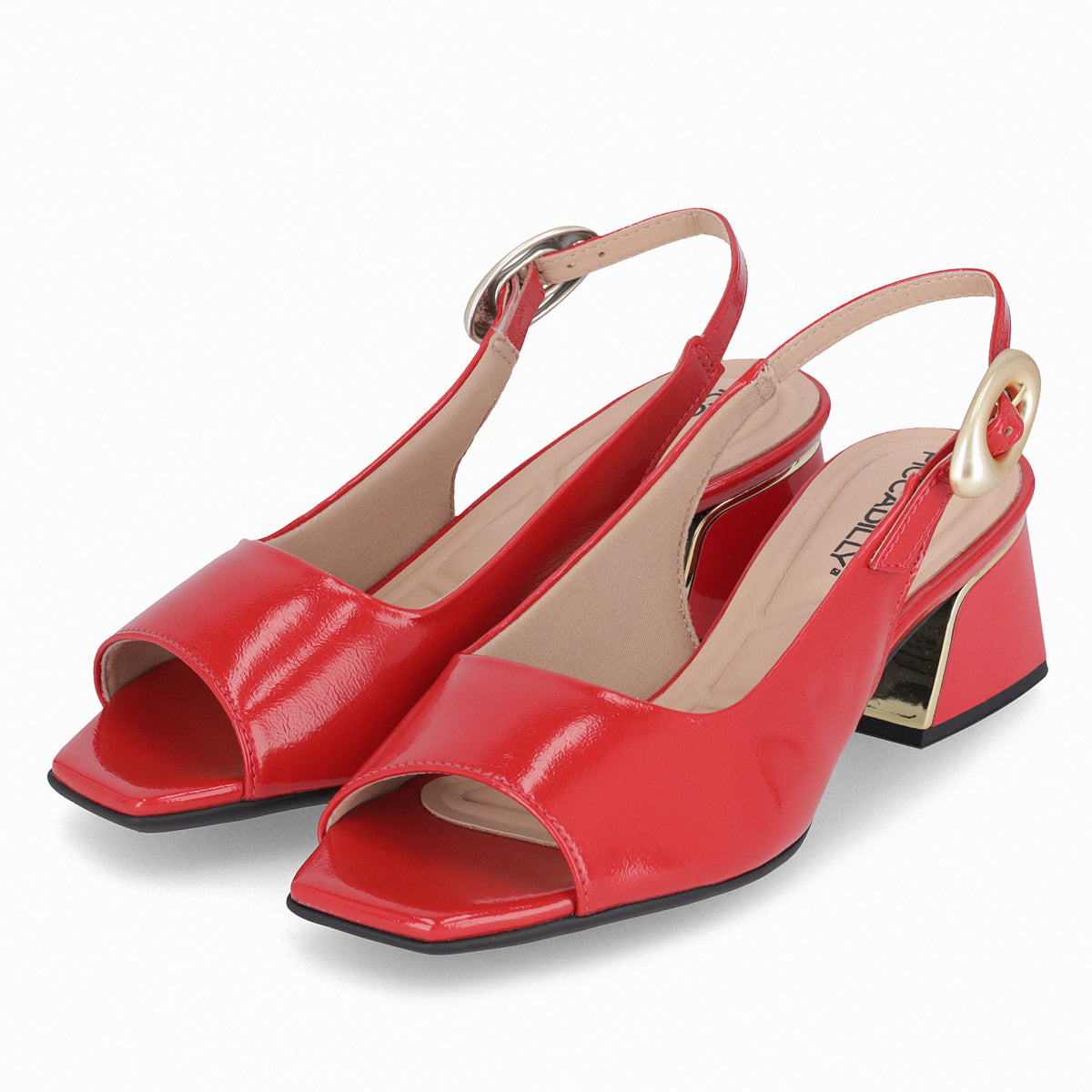 Sandalia Mujer Rojo/Charol Renee 63  Piccadilly