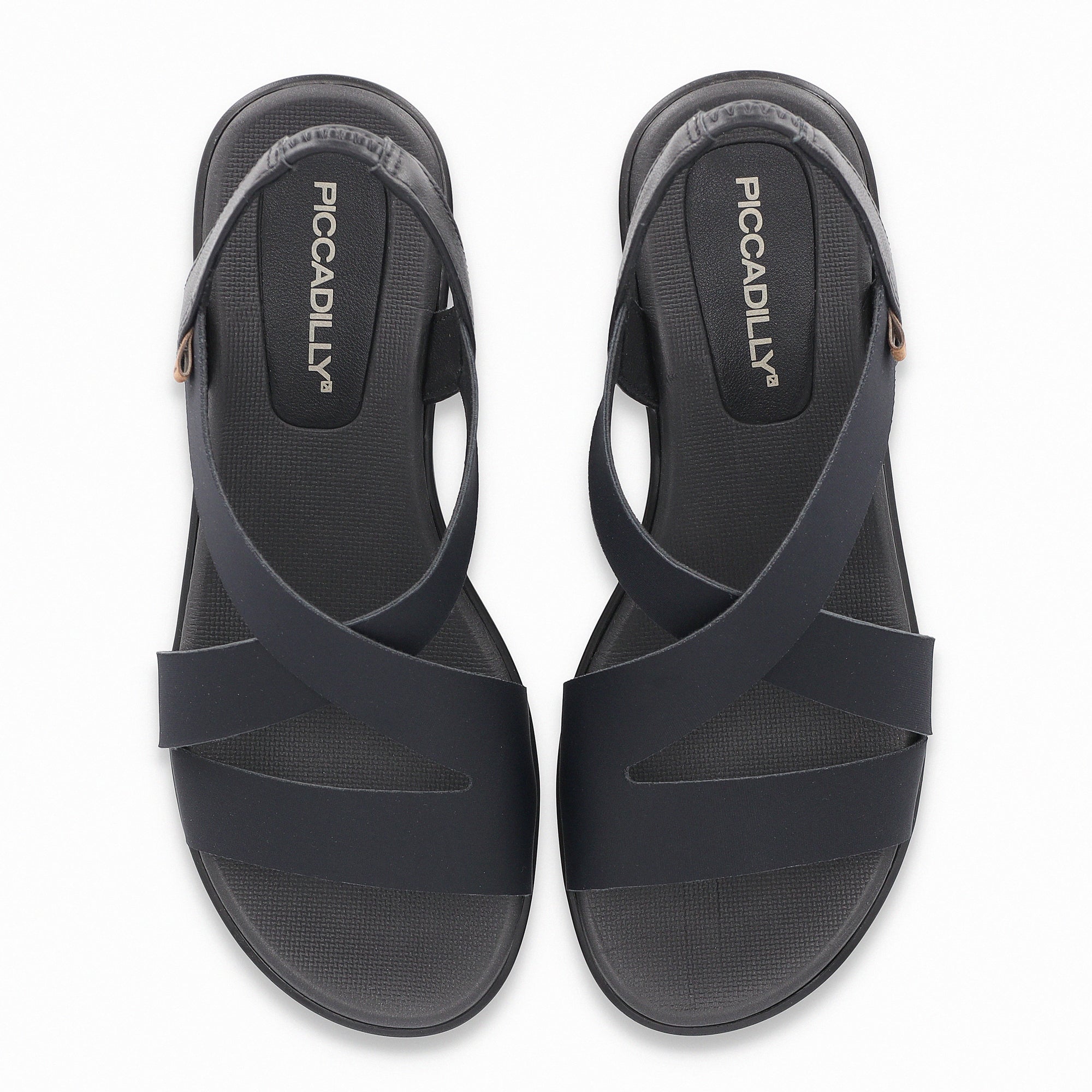 Sandalia Mujer Negro Anabela 71 Piccadilly