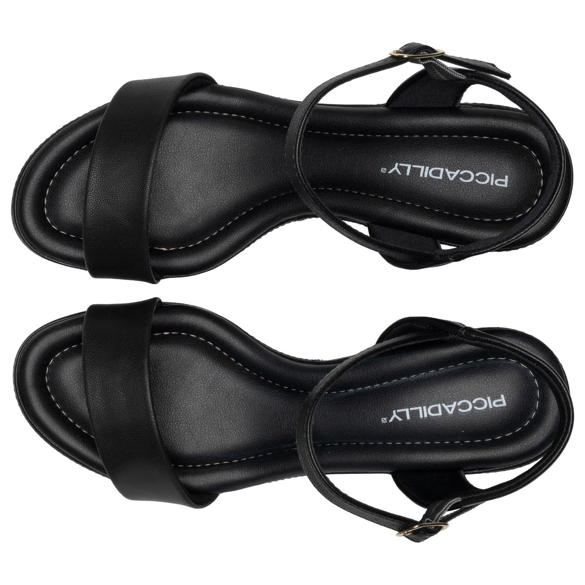 Sandalia Mujer Negro Paola 678 Piccadilly