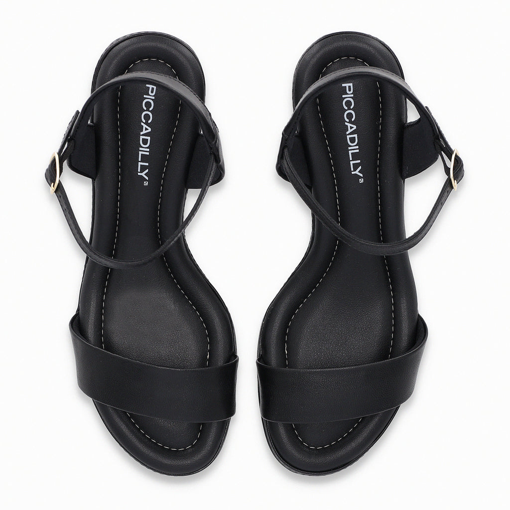 Sandalia Mujer Negro Paola 487 Piccadilly