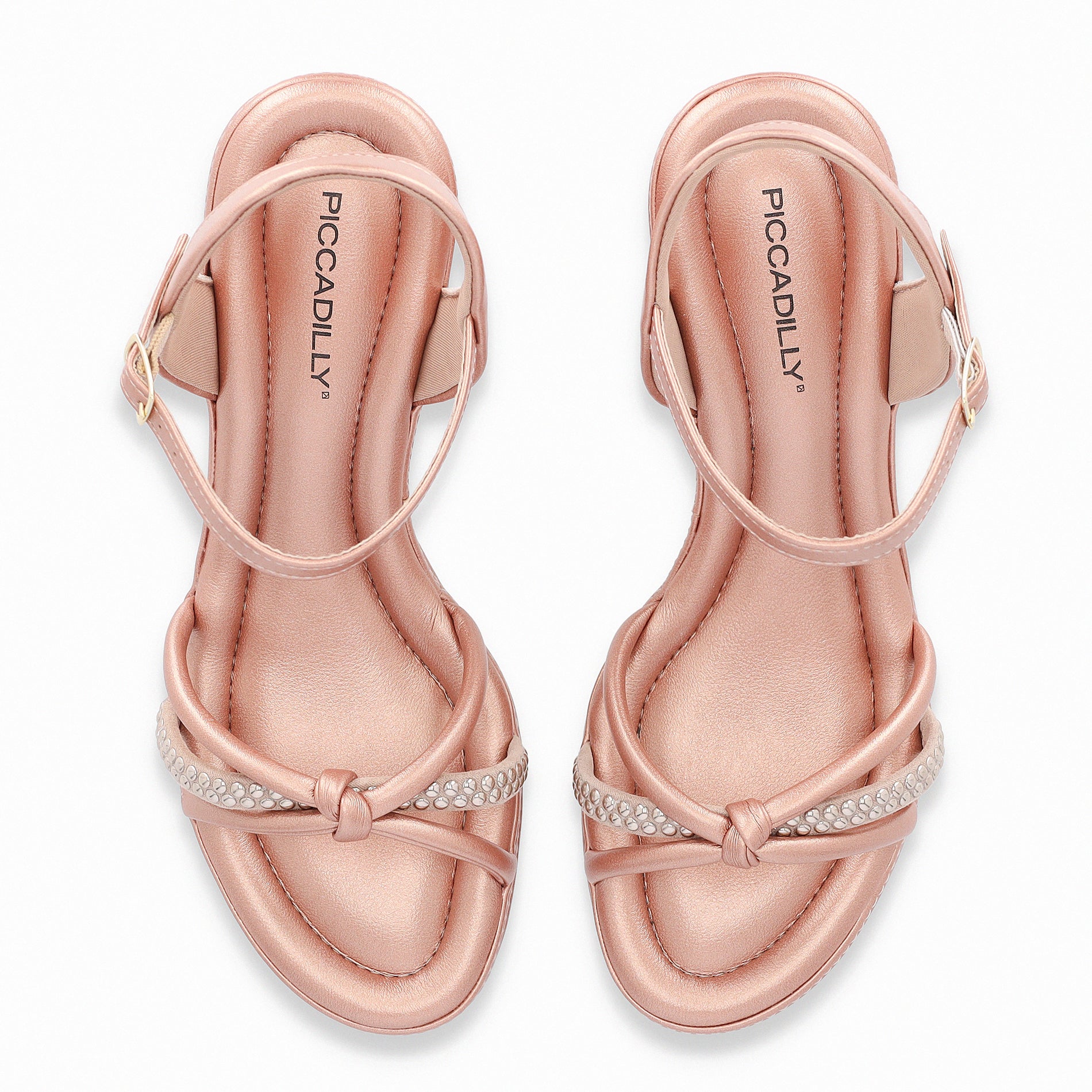 Sandalia Mujer Rosado/Strass Paola 519 Piccadilly