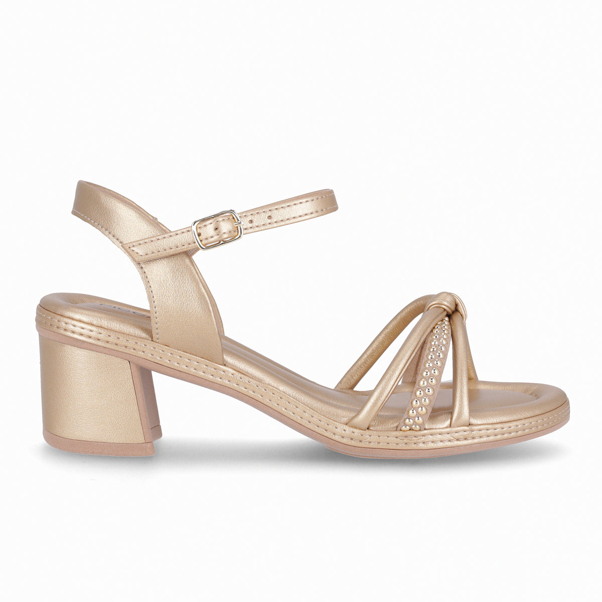 Sandalia Mujer Dorado/Strass Paola 519 Piccadilly