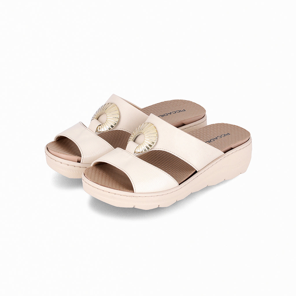 Sandalia Mujer Anabela SPA Blanco Piccadilly