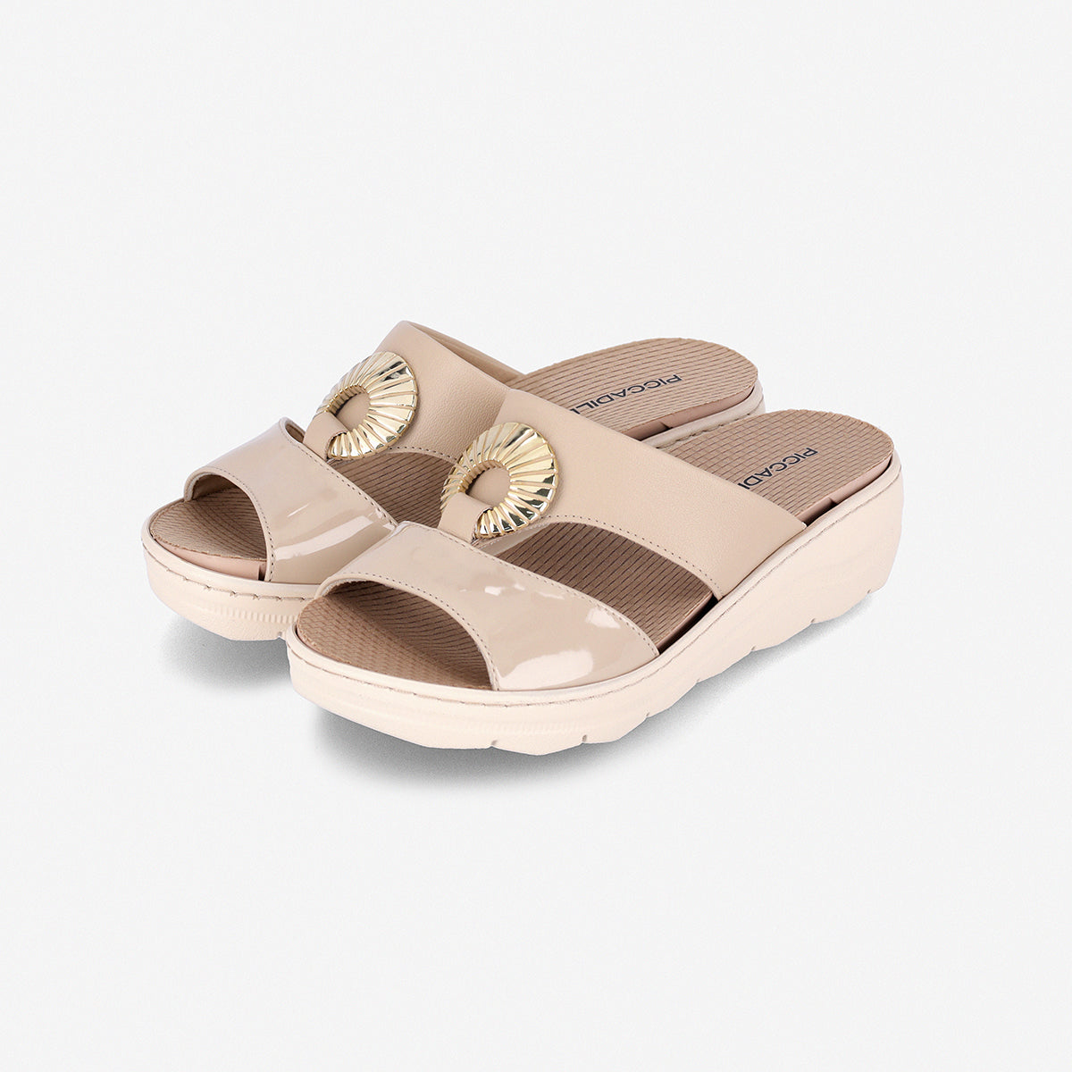 Sandalia Mujer Anabela SPA Marfil Piccadilly