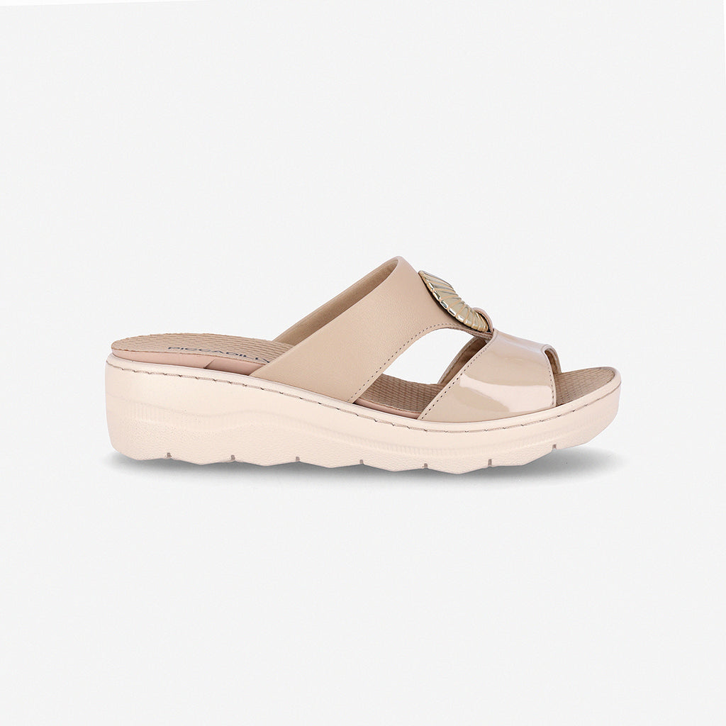 Sandalia Mujer Anabela SPA Marfil Piccadilly