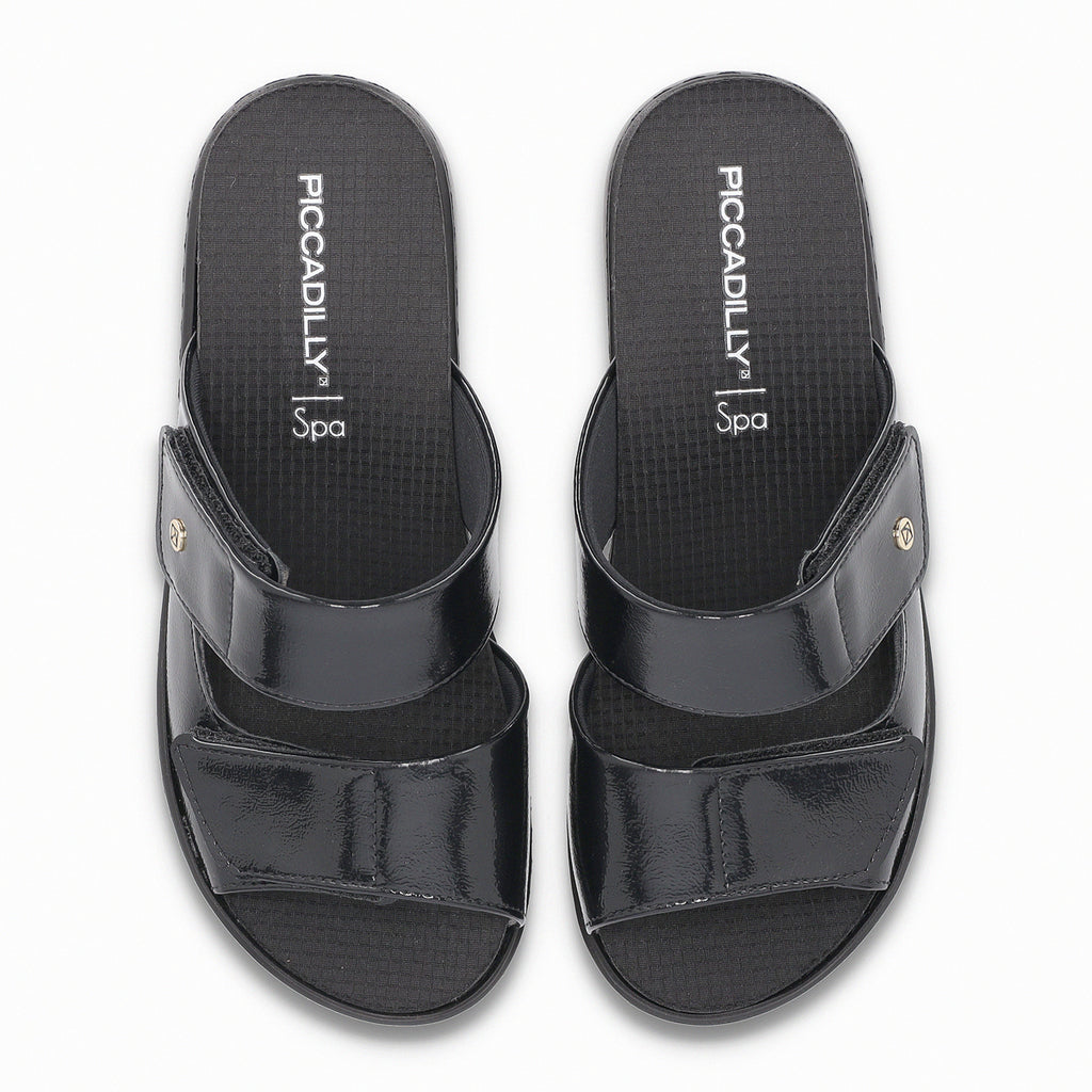 Sandalia Mujer Negro SPA Anabela 31 Piccadilly