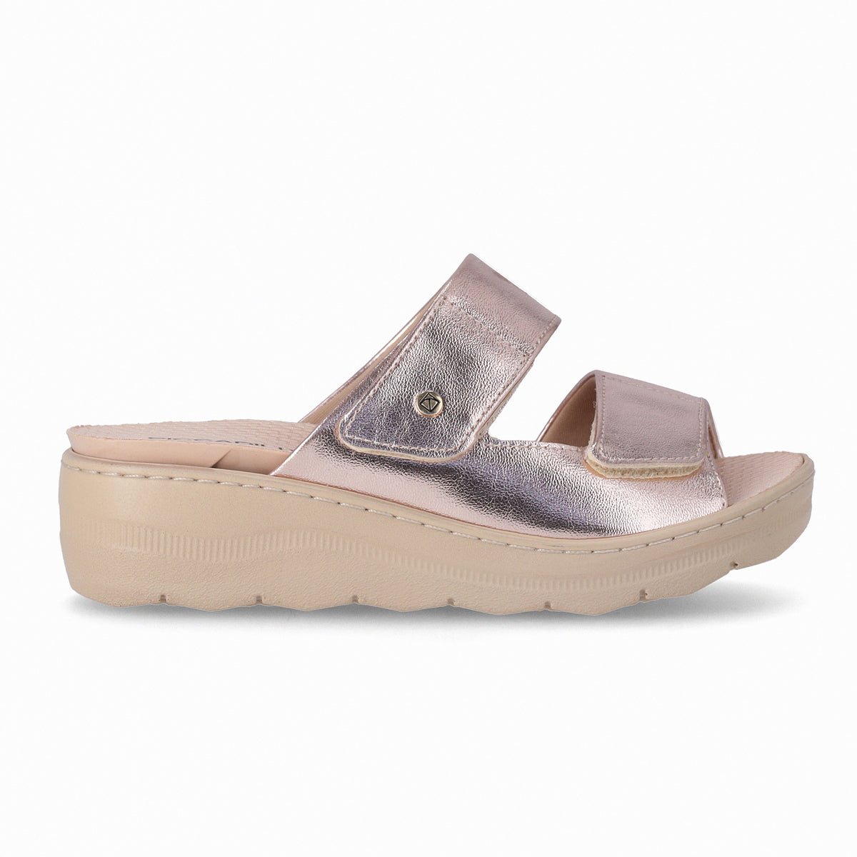 Sandalia Mujer Rosa/Metal SPA Anabela 31 Piccadilly