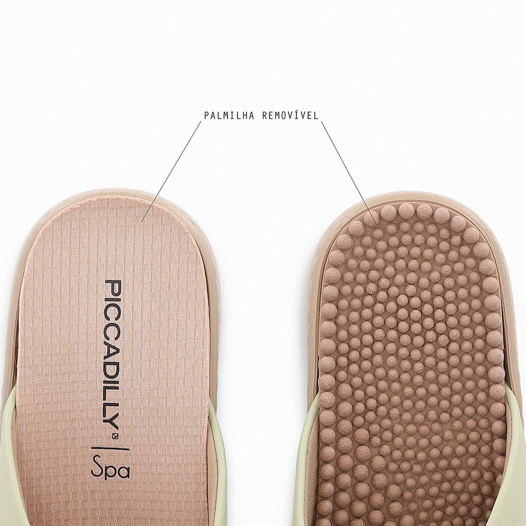 Zueco Mujer Anabela SPA Verde 570 Piccadilly