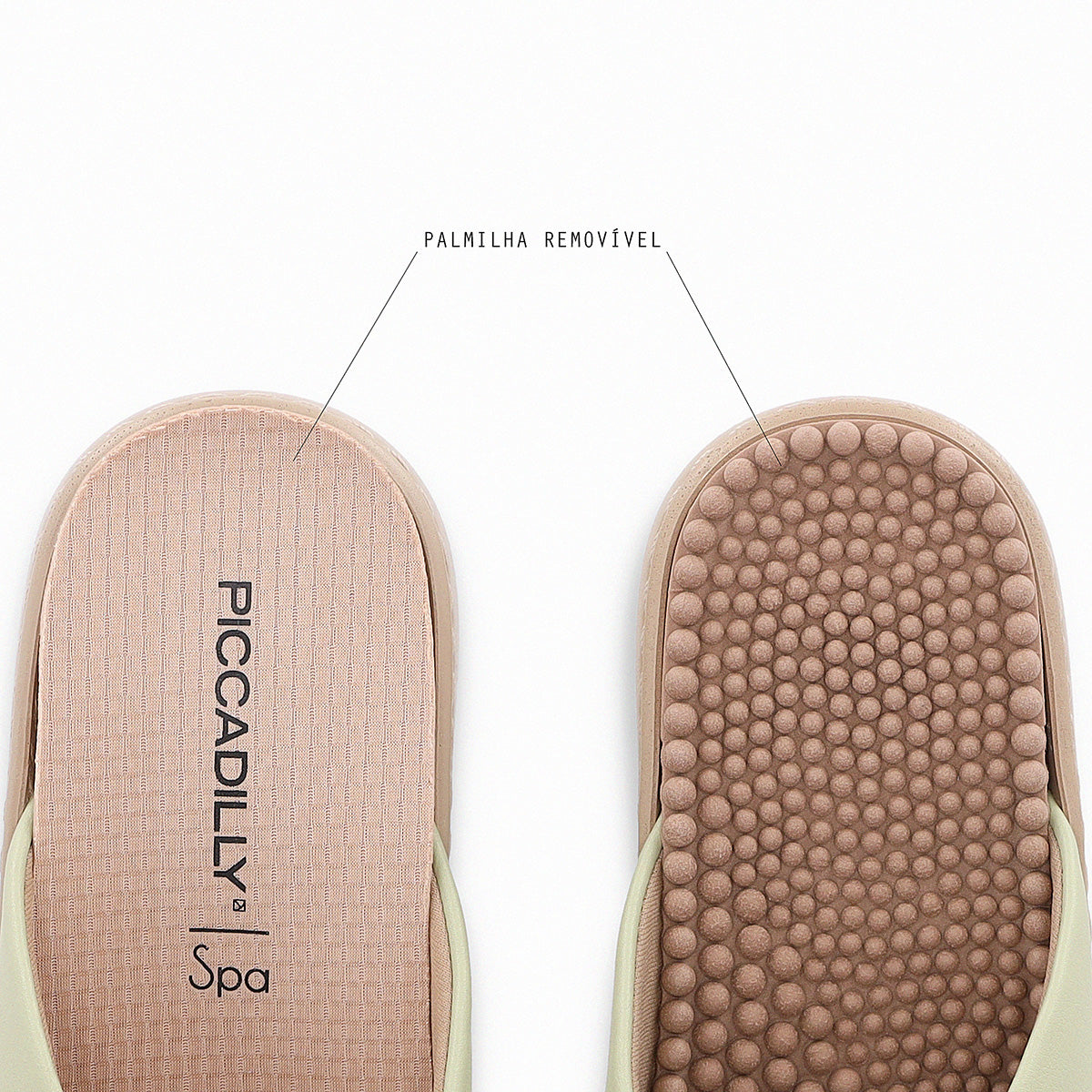 Zueco Mujer Anabela SPA Verde 570 Piccadilly