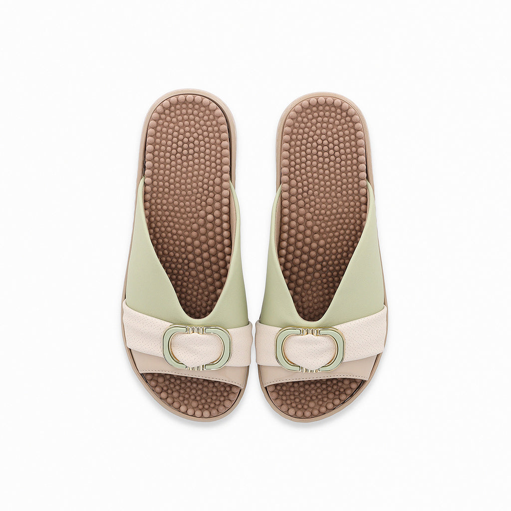 Zueco Mujer Anabela SPA Verde 570 Piccadilly