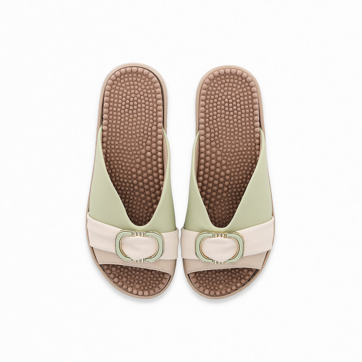 Zueco Mujer Anabela SPA Verde 570 Piccadilly