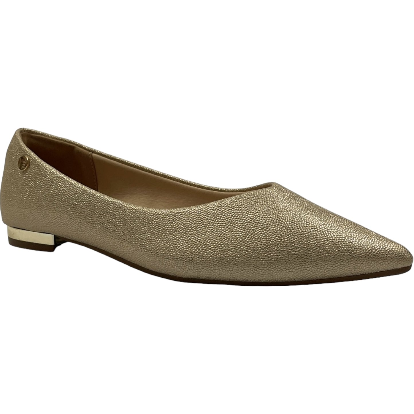 Zapato Mujer Dorado Taco Bajo Sisi Detogni