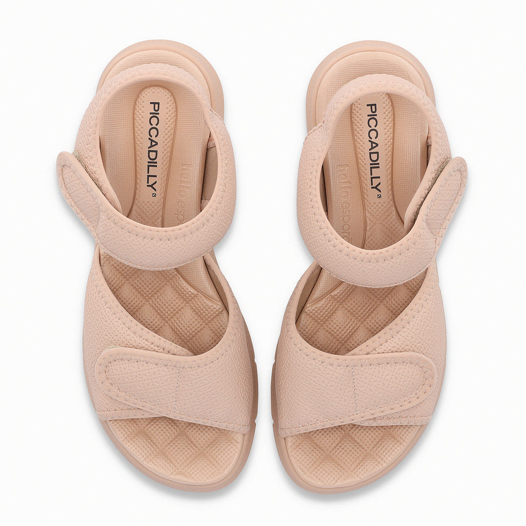 Sandalia Mujer Rosado Espolón Anabela Piccadilly