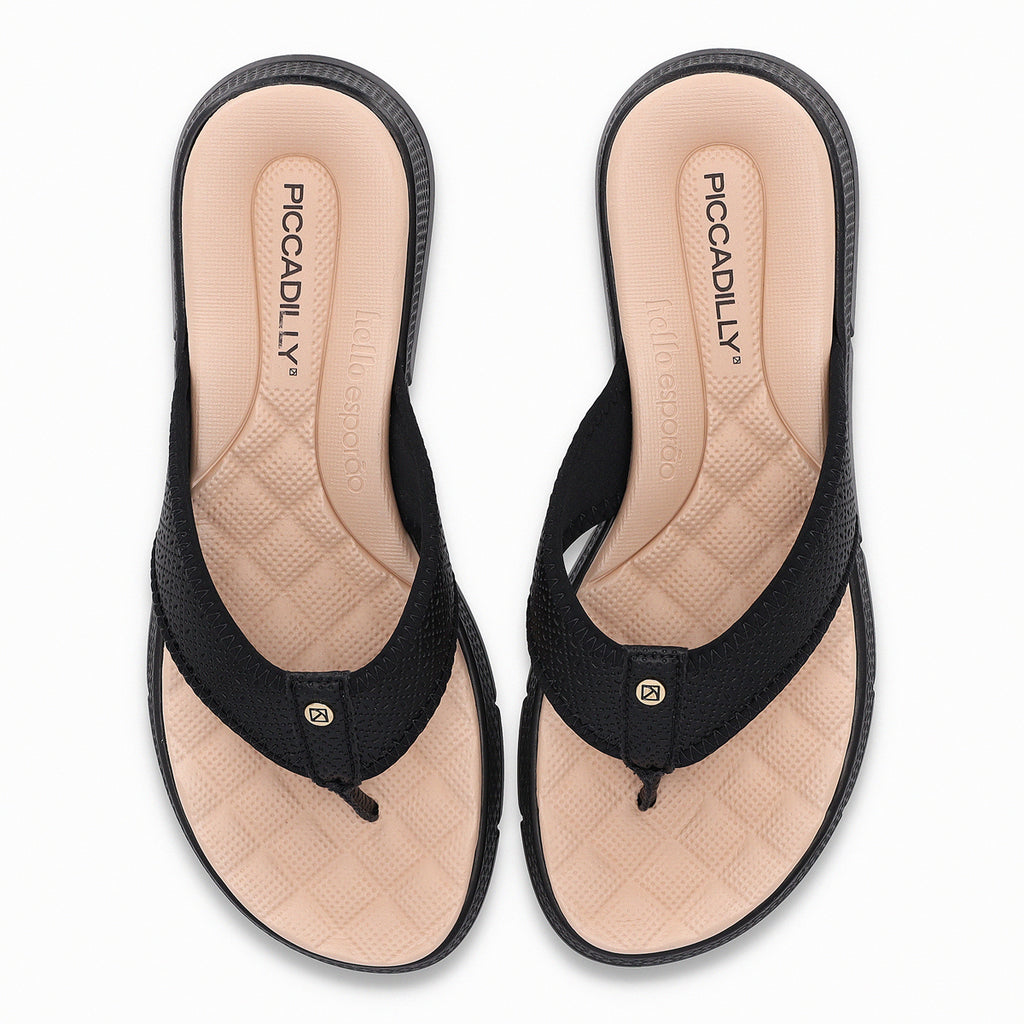 Sandalia Mujer Negro Espolón 85 Piccadilly