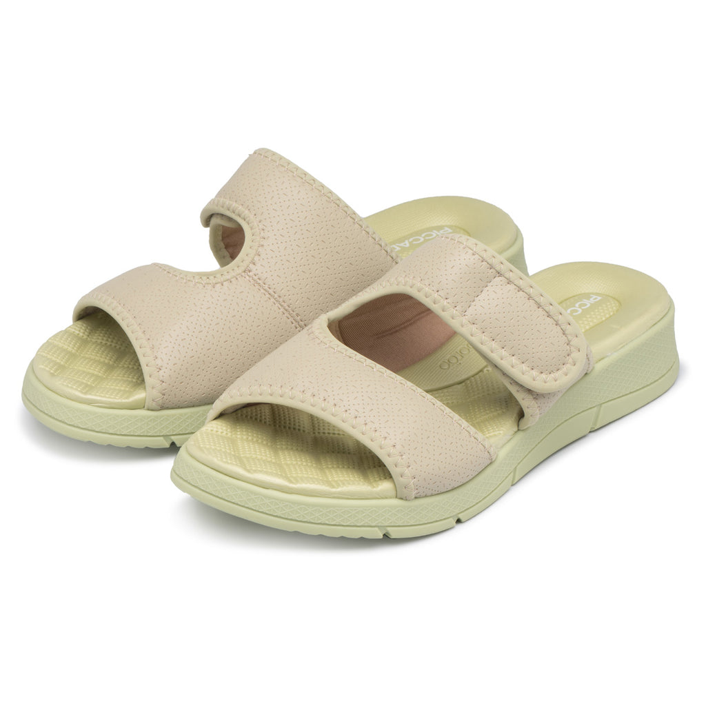 Sandalia Mujer Anabela Espolón Verde 573 Piccadilly