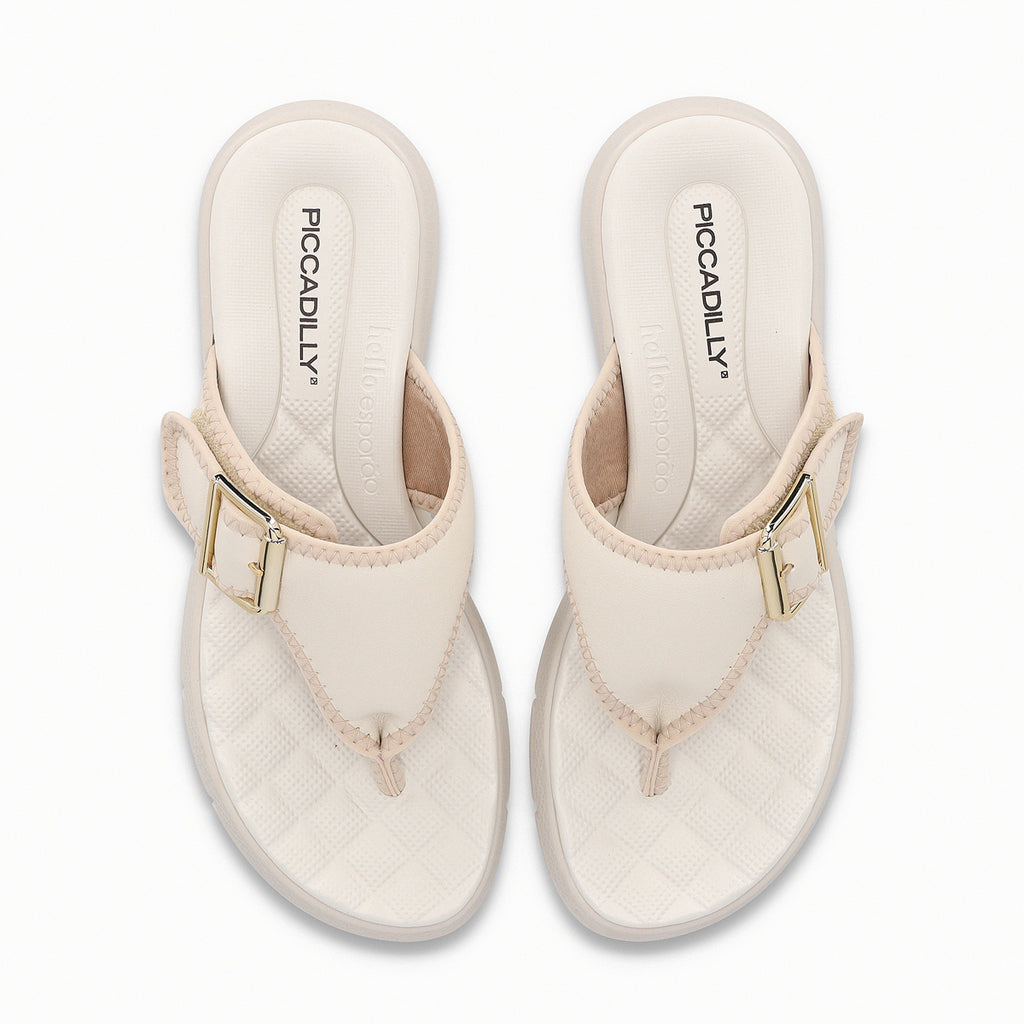 Sandalia Mujer Marfil Espolón 85 Piccadilly