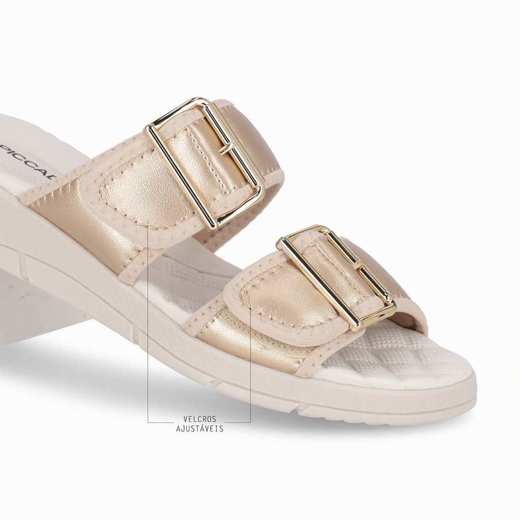 Sandalia Mujer Marfil Espolón 601 Piccadilly