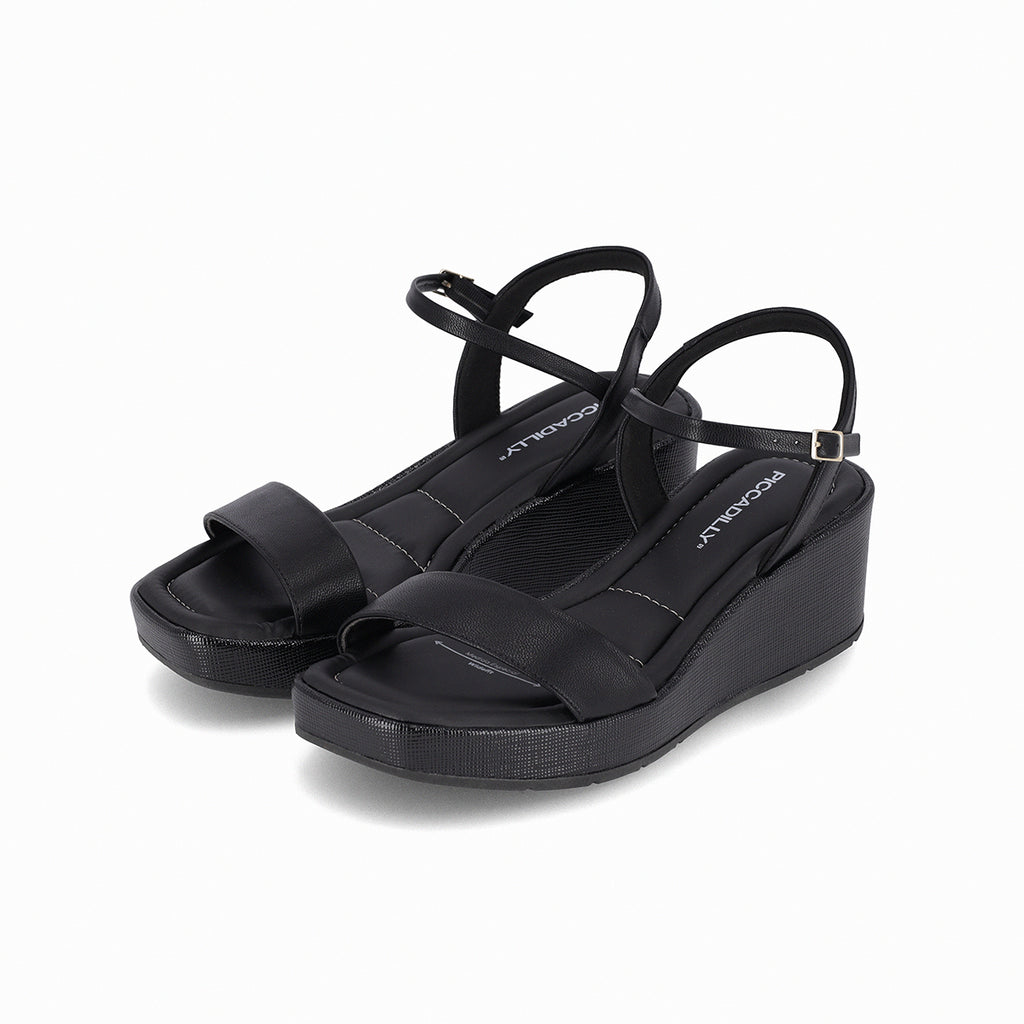 Sandalia Mujer Negro Lilian Piccadilly