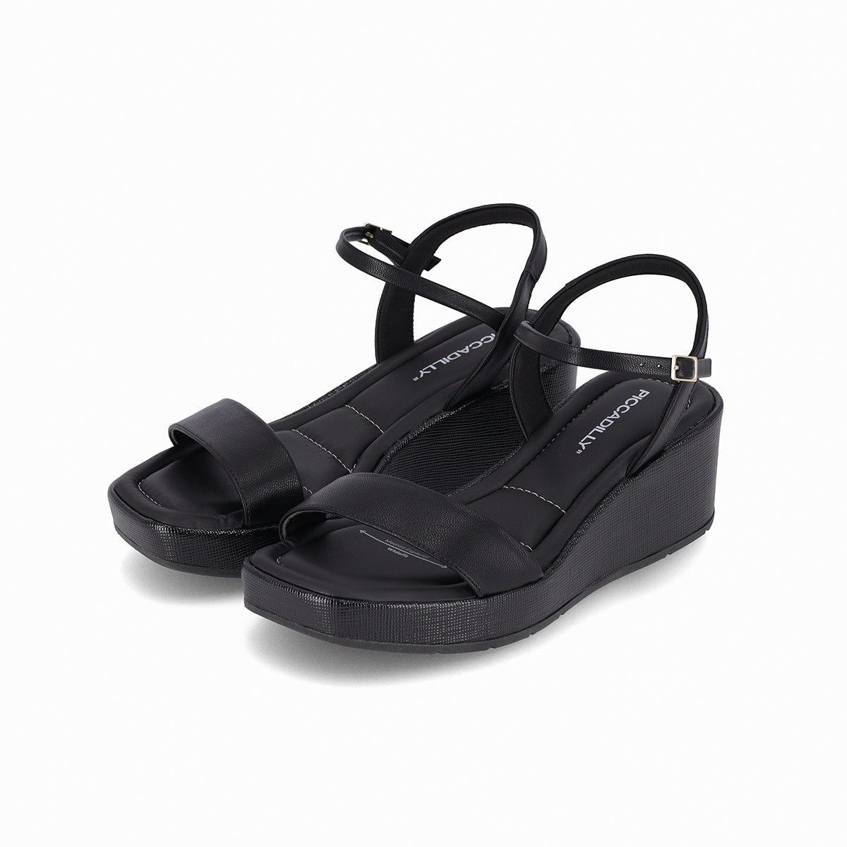 Sandalia Mujer Negro Lilian Piccadilly