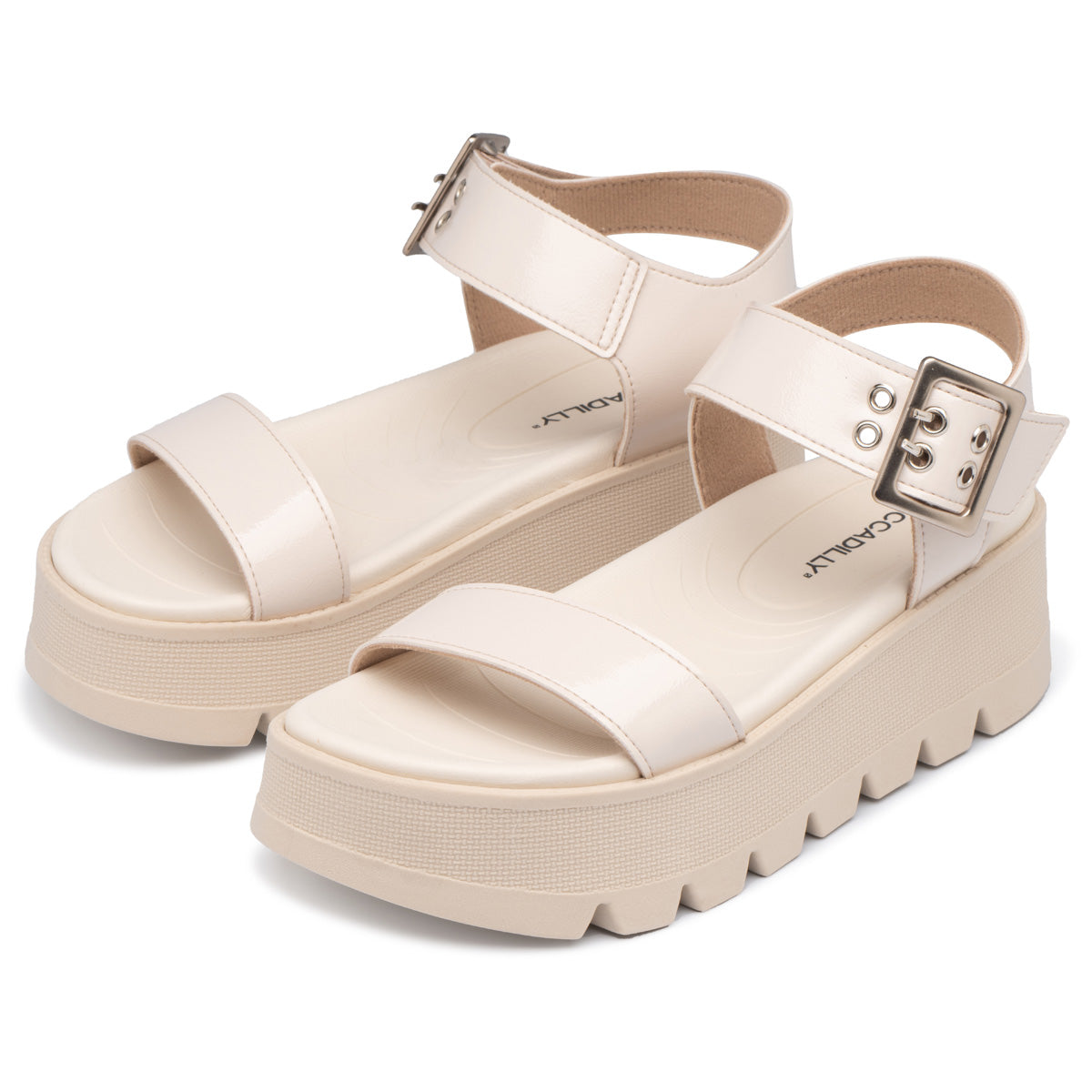 Sandalia Mujer Hueso Cati 793 Piccadilly