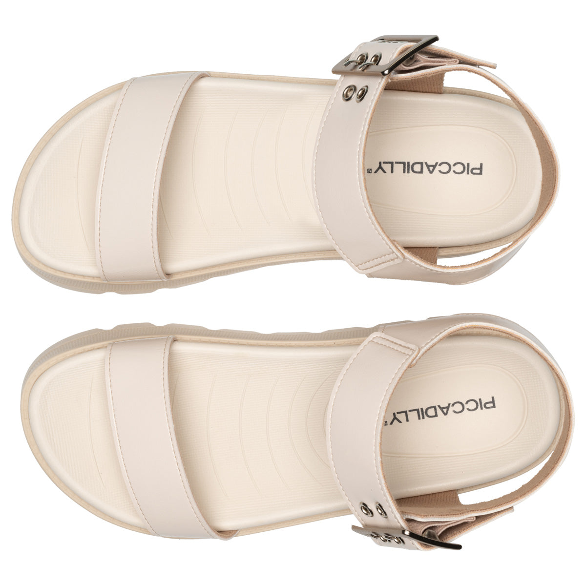 Sandalia Mujer Hueso Cati 793 Piccadilly