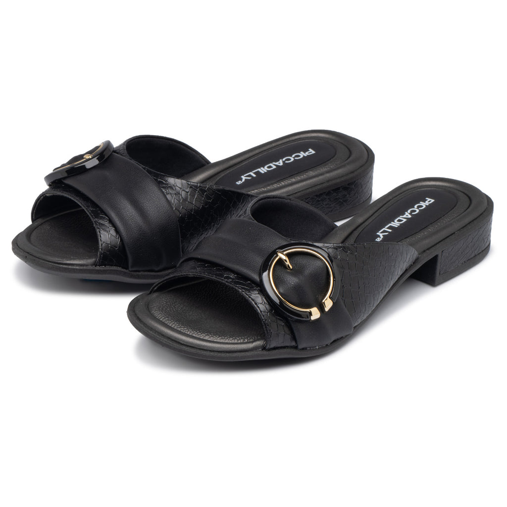Sandalia Mujer Negro Taila Piccadilly