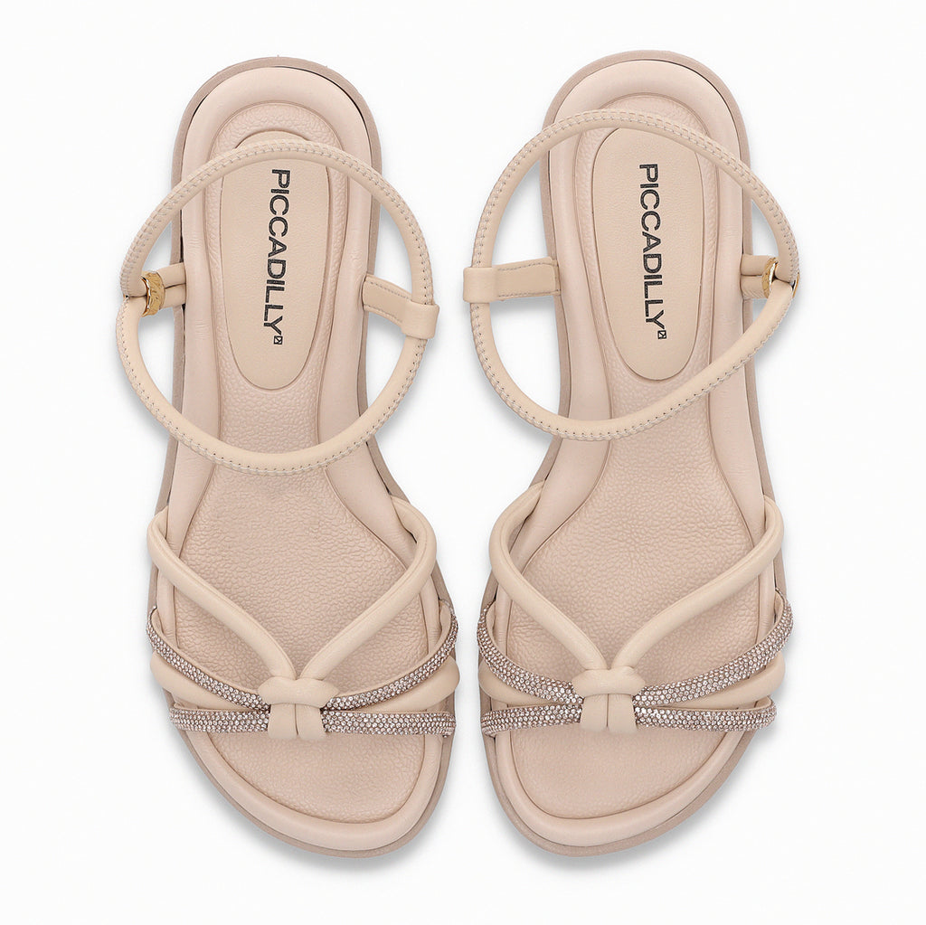 Sandalia Mujer Nude/Strass Taila 39 Piccadilly