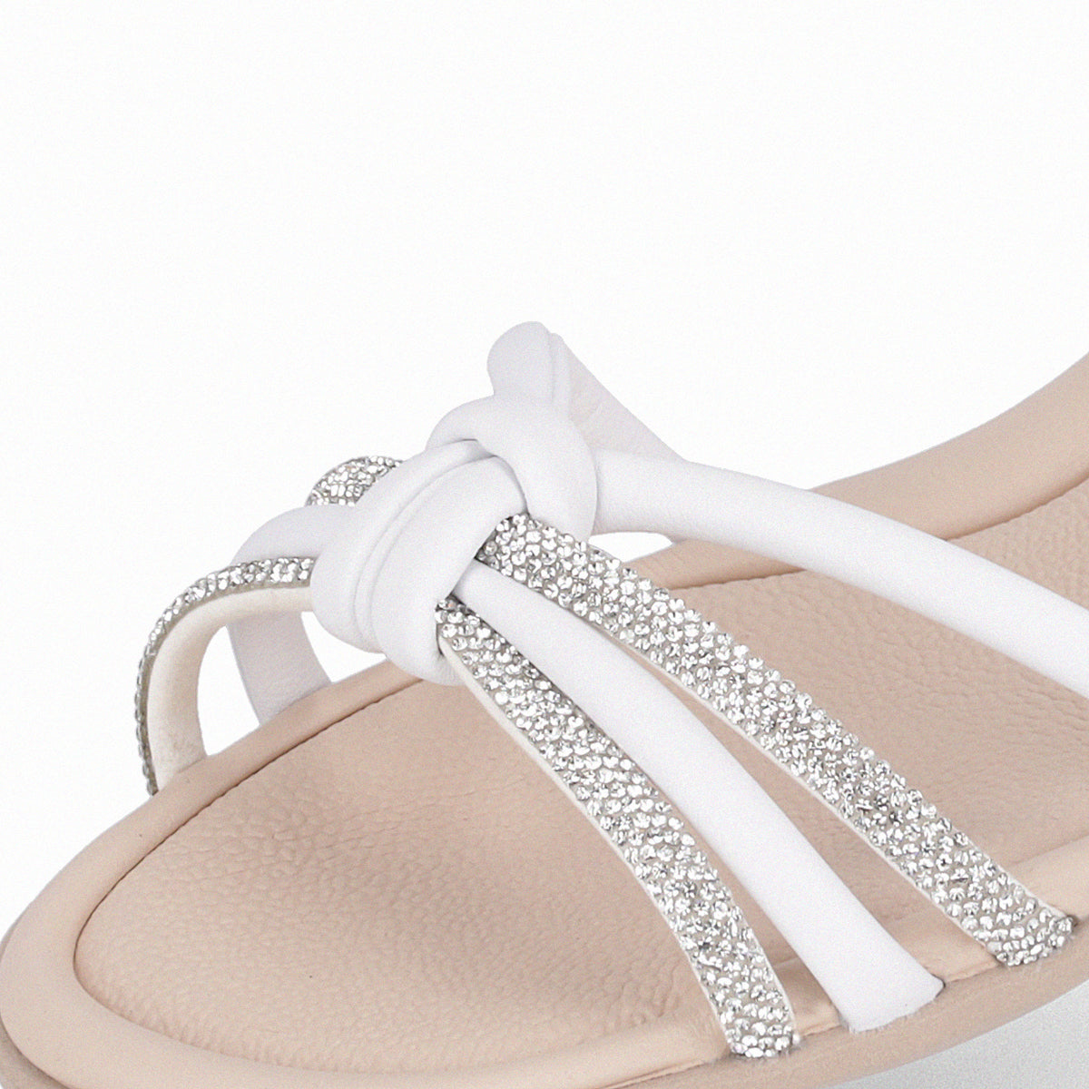 Sandalia Mujer Blanco/Strass Taila Piccadilly