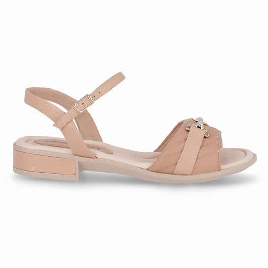 Sandalia Mujer Nude/Dorado Taila Piccadilly