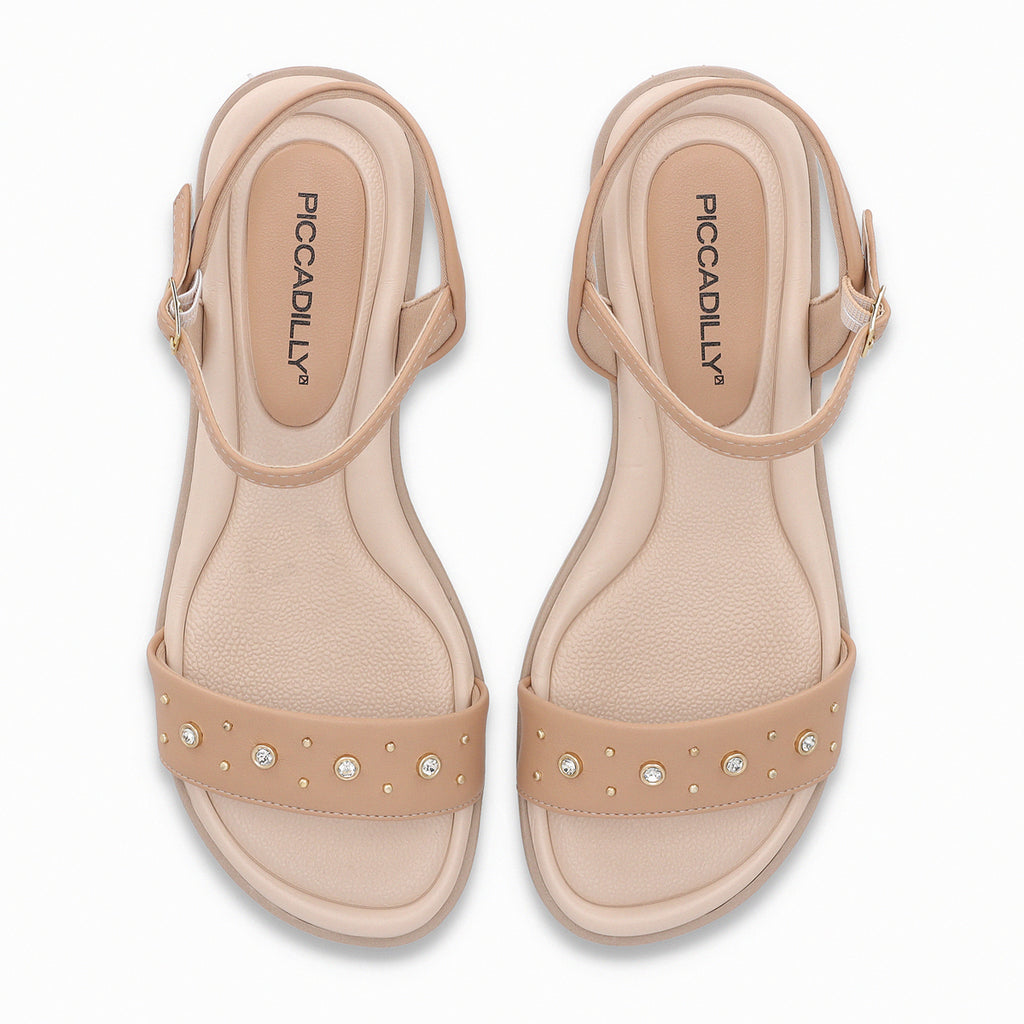Sandalia Mujer Nude/Strass Taila 68 Piccadilly