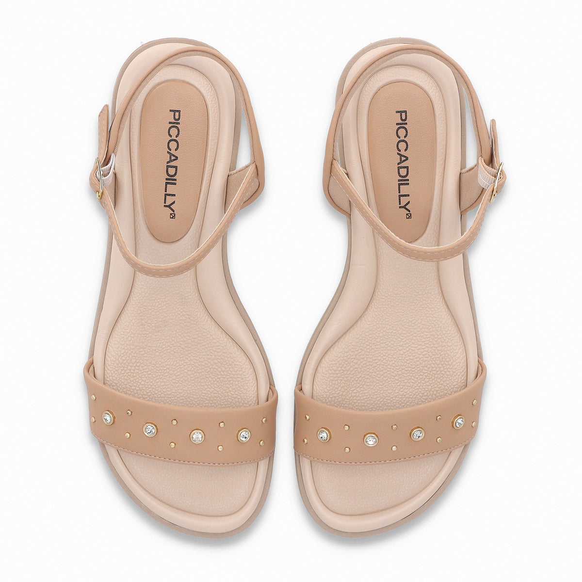 Sandalia Mujer Nude/Strass Taila 68 Piccadilly