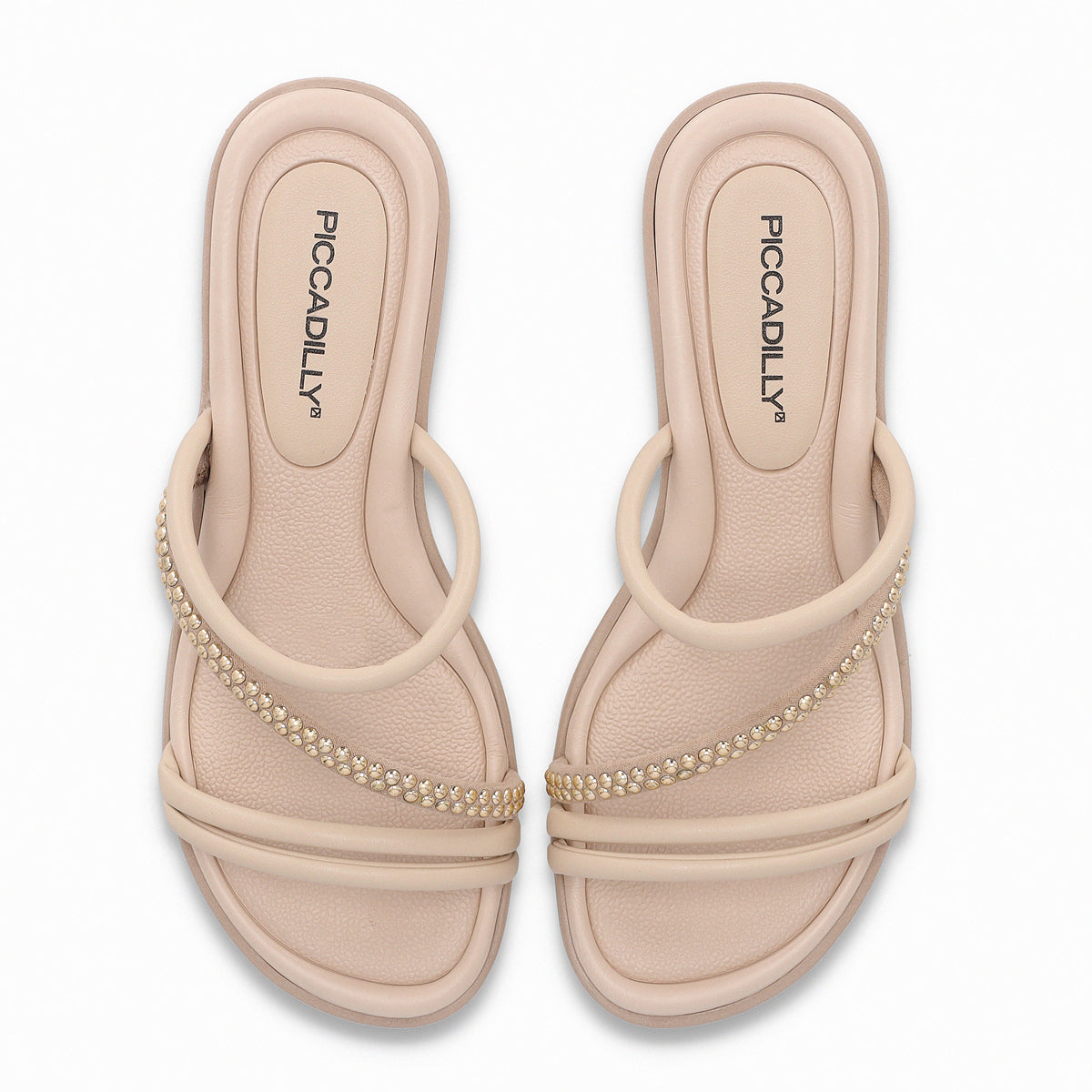 Sandalia Mujer Café/Strass Taila 78 Piccadilly