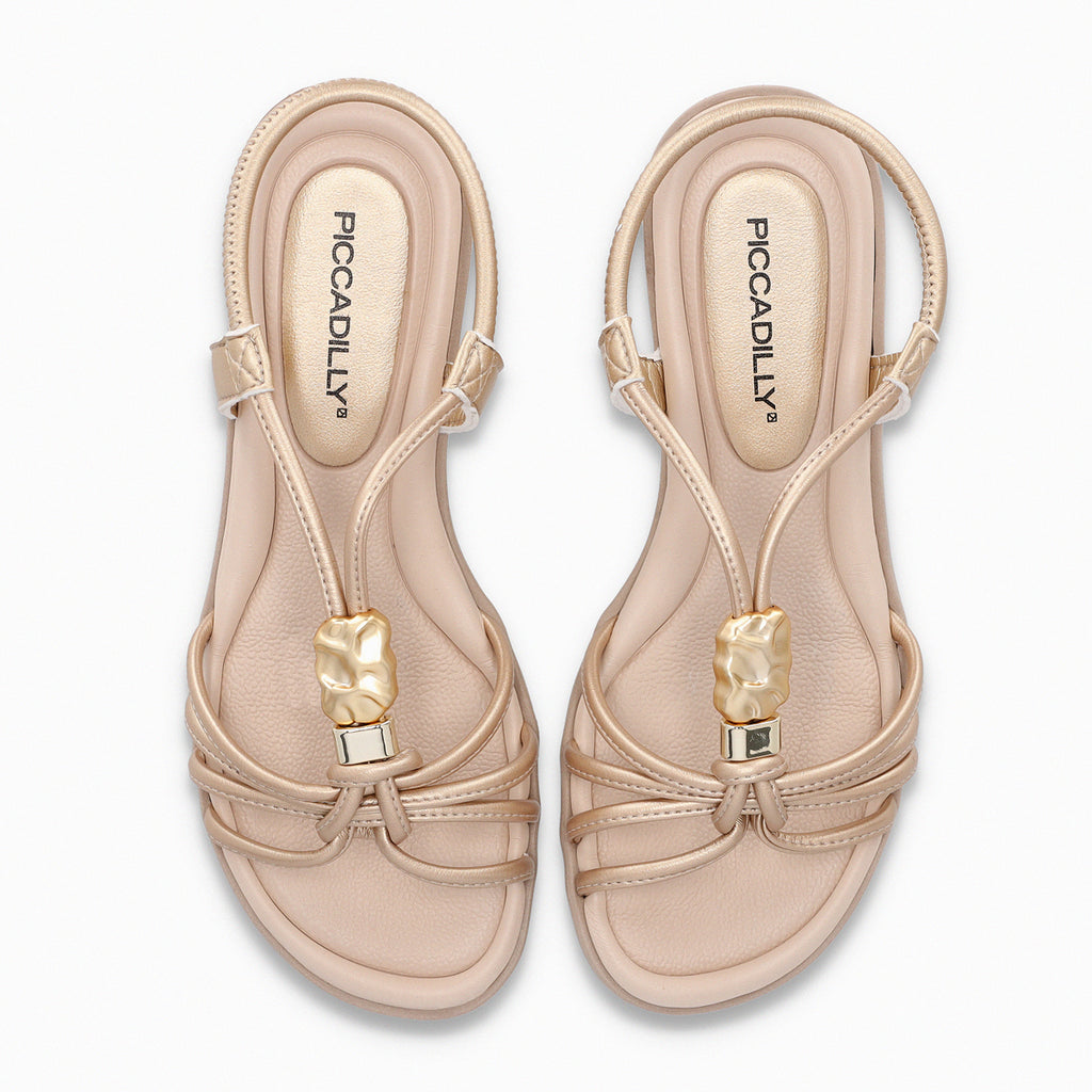 Sandalia Mujer Dorado Taila 87 Piccadilly