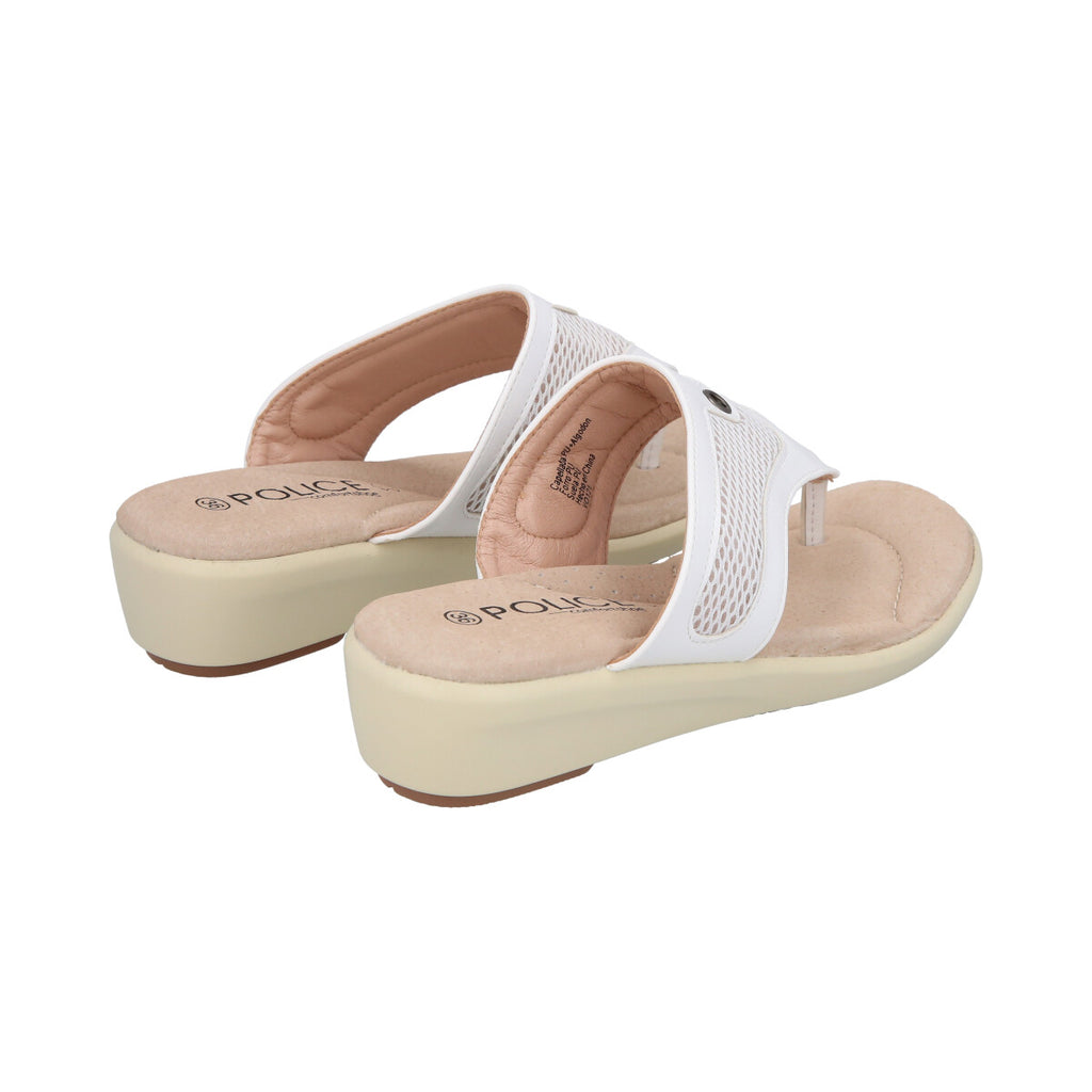 Sandalia Mujer Blanco Liberty Police