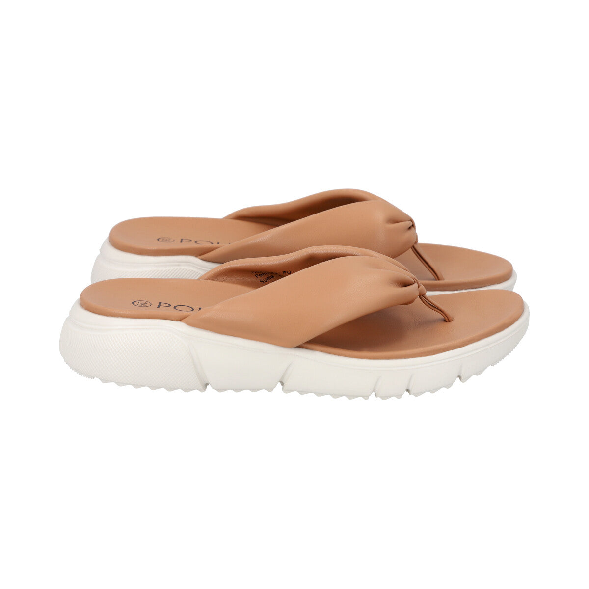 Sandalia Mujer Camel Lol Police