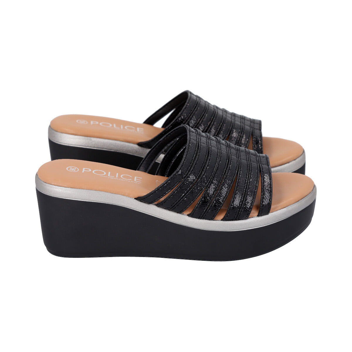 Sandalia Mujer Negro Lari 034 Police