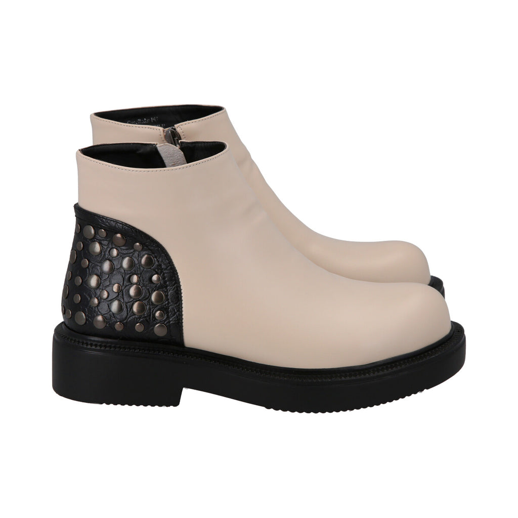 Botin Mujer Beige Galli Police