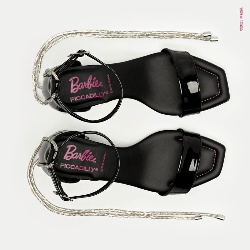 Sandalia Mujer 6300 Barbie Negro Piccadilly