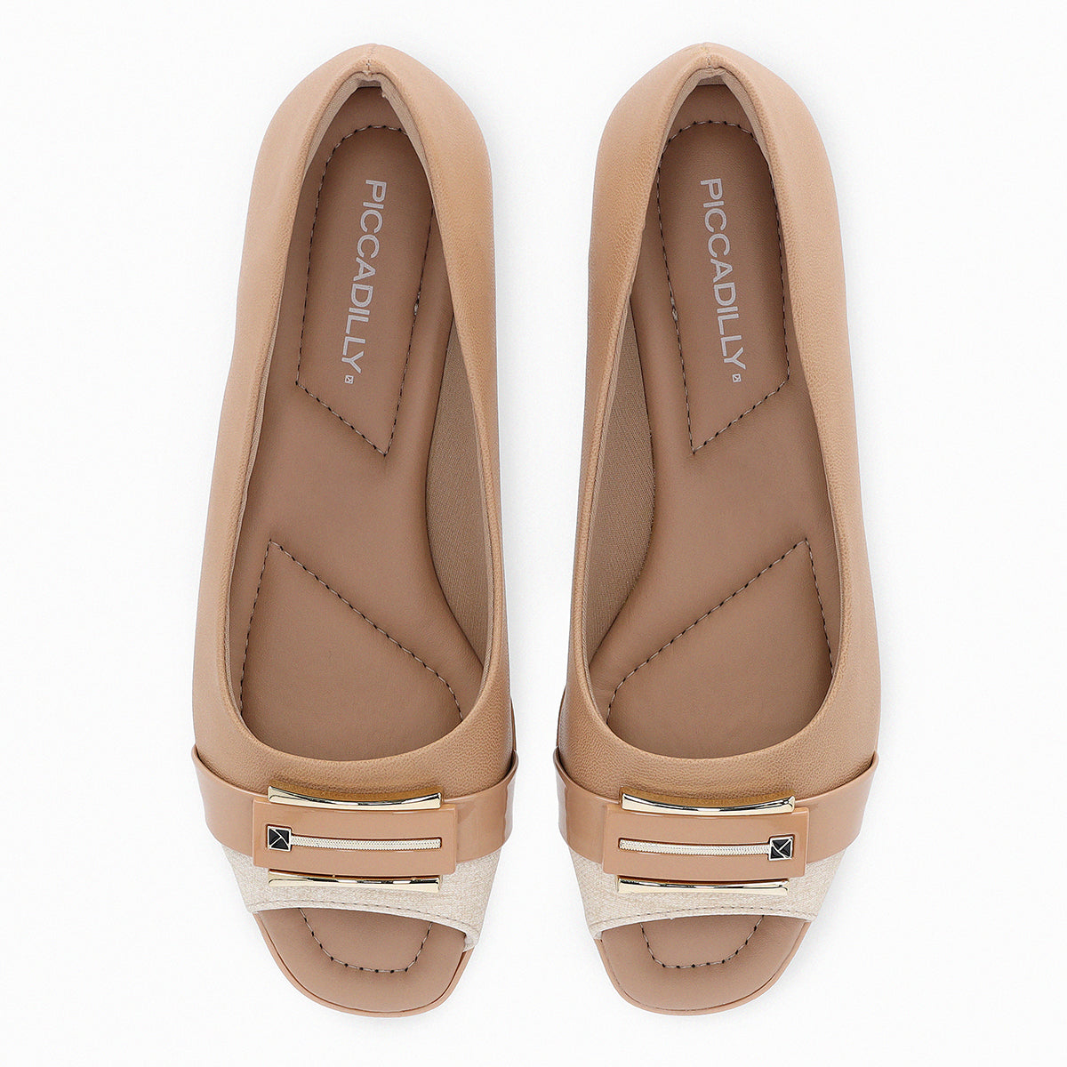 Zapato Mujer Nude/Blanco Pietra Piccadilly