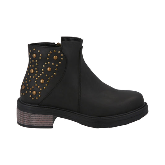 Botin Mujer Negro Olimpya Police